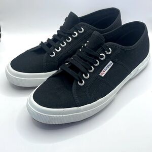SUPERGA Black & White Sneakers Size 10